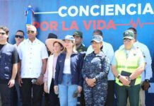 Senador Julito Fulcar hace llamado a la prudencia durante lanzamiento del operativo “Conciencia por la Vida 2026” en Baní